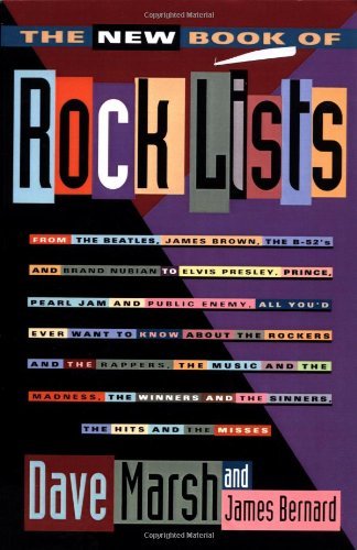 Dave Marsh/New Book of Rock Lists